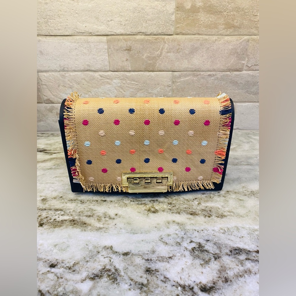Zac Posen - Straw couch/crossbody bag
